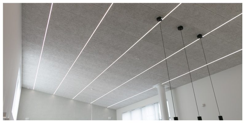 Led valonauhan käyttö katto- tai seinävalaisimena Led valonauhan käyttö katto- tai seinävalaisimena