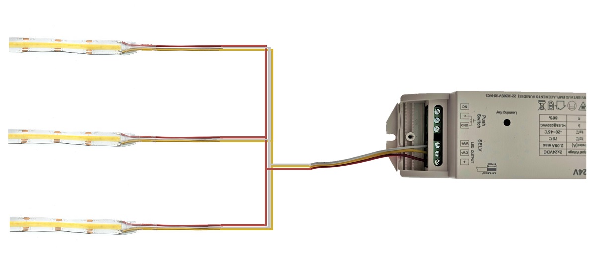 Led strip light parallelschaltung